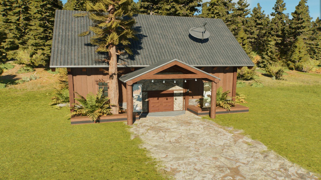 Remote entrance: Jurassic lodge