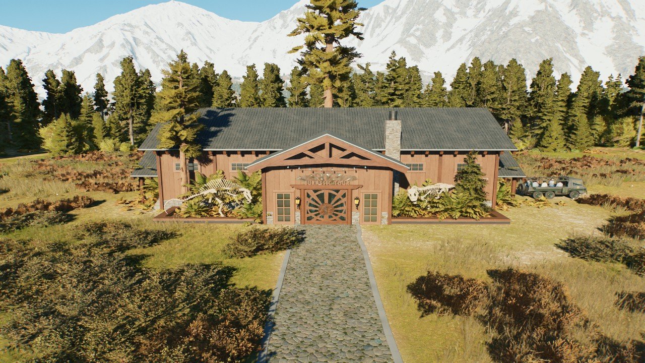 Truck park tour: Jurassic lodge build set