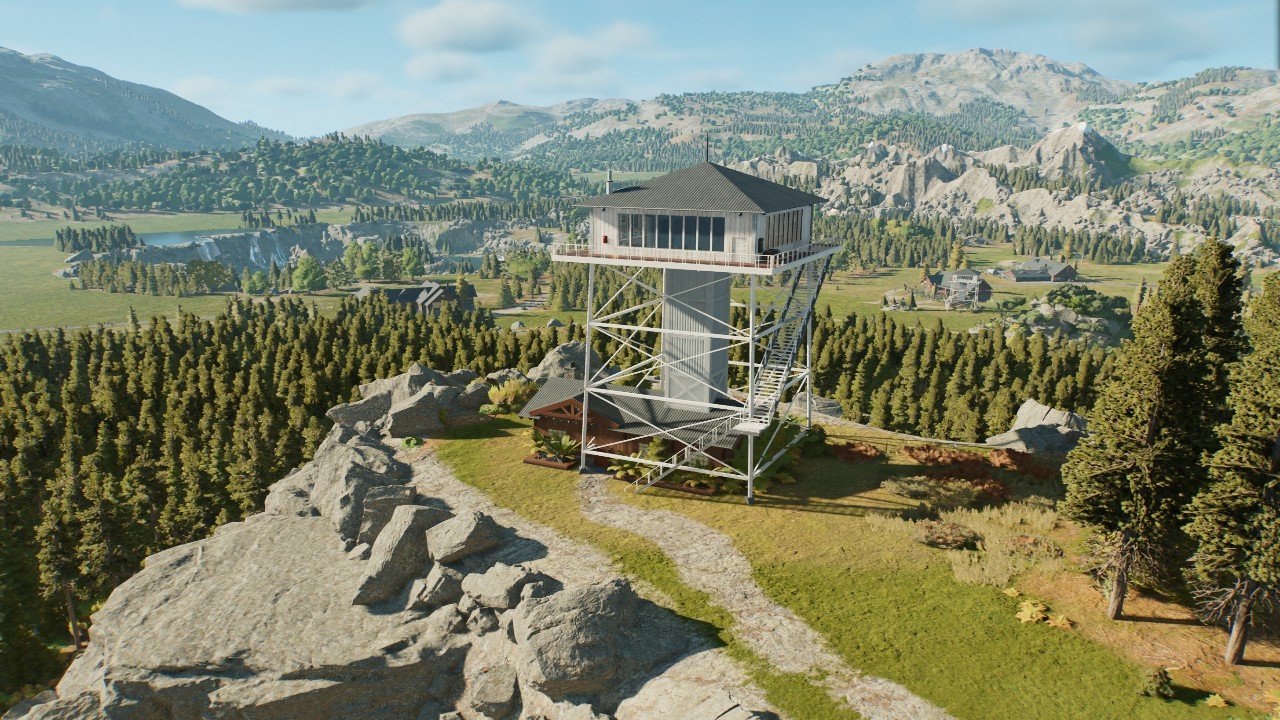 Viewing platform: Jurassic lodge