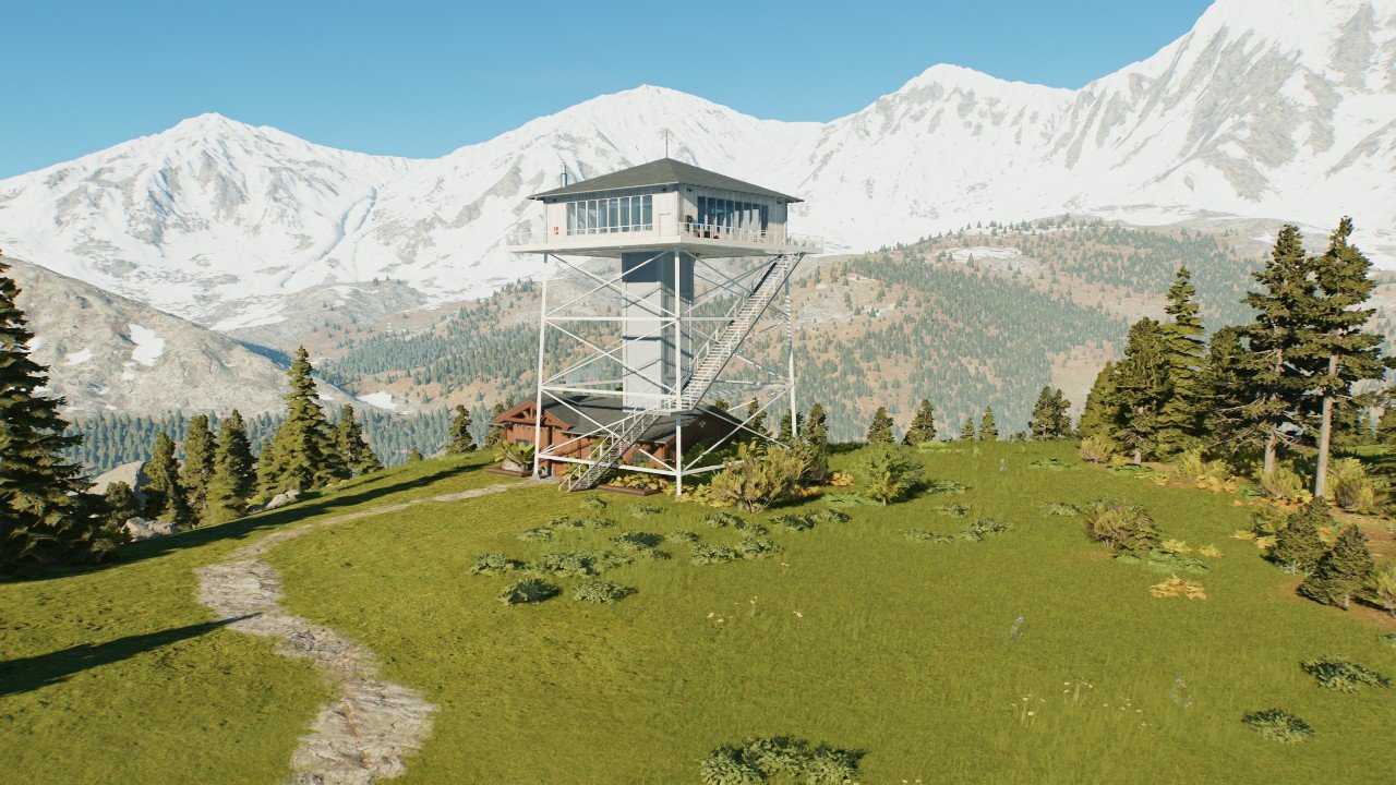 Viewing platform: Jurassic lodge build set