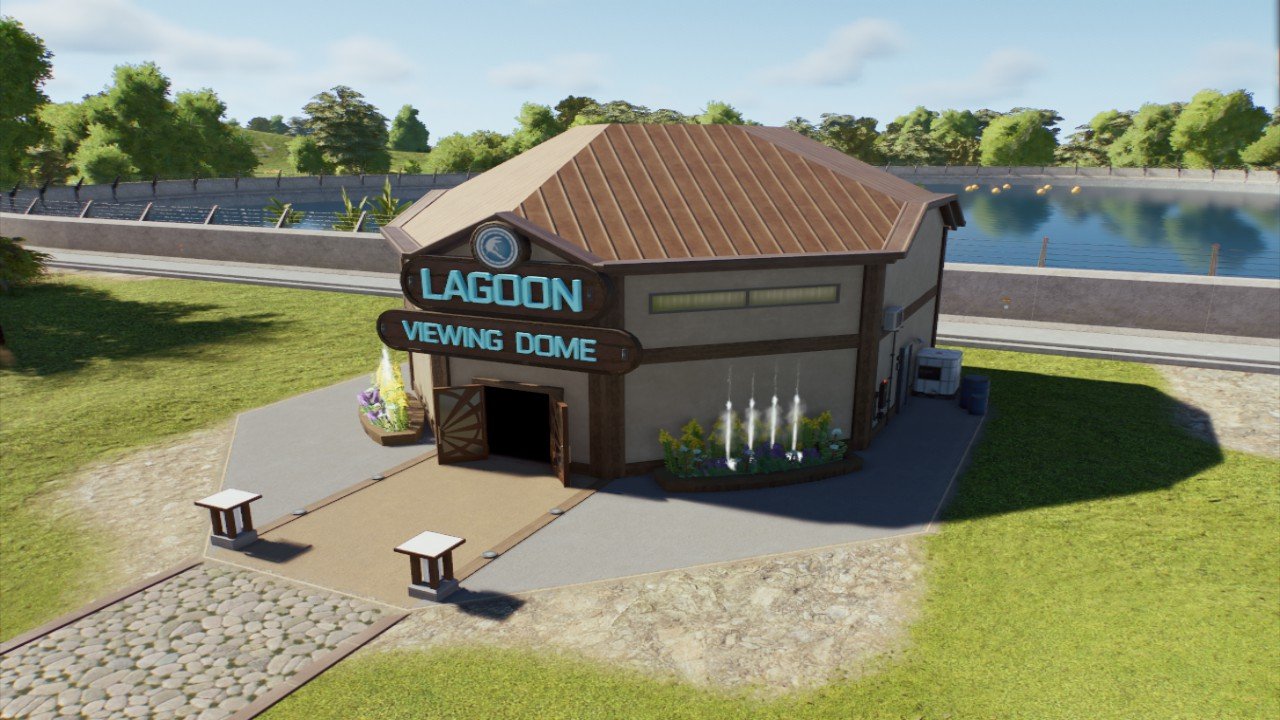 Lagoon Viewing dome Entrance - Workshop - Jurassic World Evolution 3