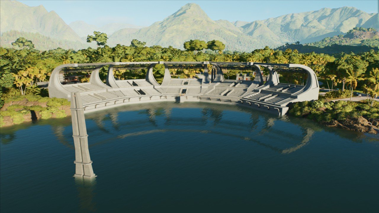 Lagoon feeding show - Workshop - Jurassic World Evolution 3