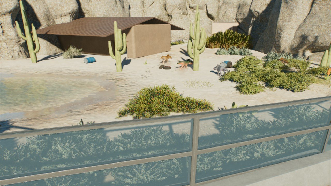 Zoo inspired desert enclosure - Workshop - Jurassic World Evolution 3