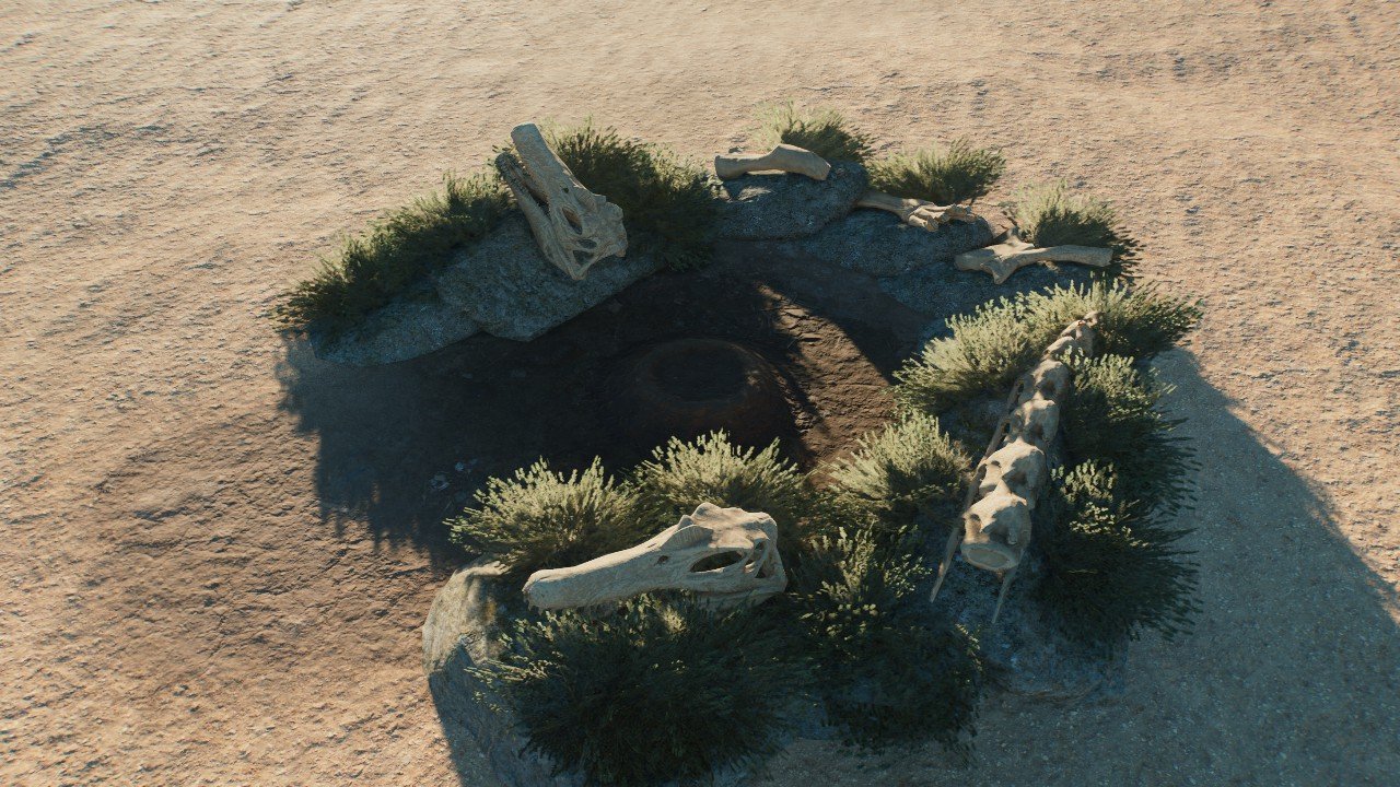 The bone pebble nest - Workshop - Jurassic World Evolution 3