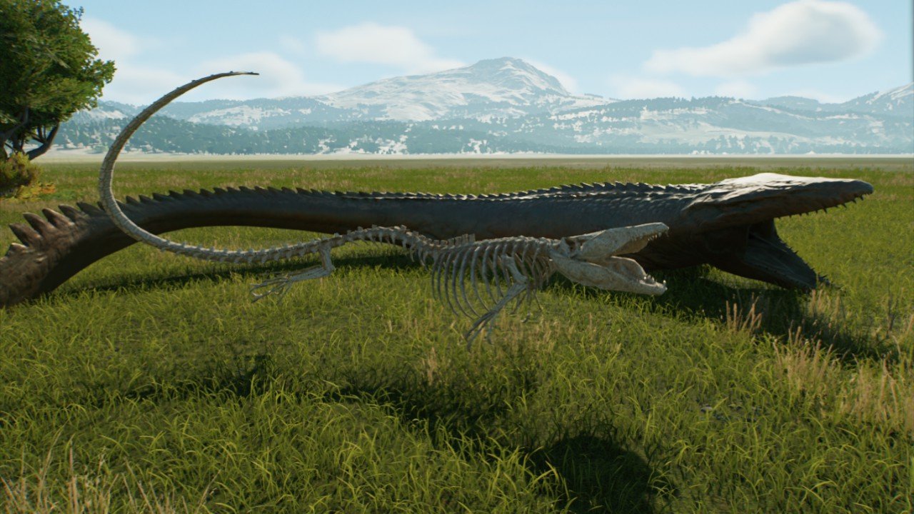 Mosasaurus Paddock Mosasaurs Fossil - Workshop - Jurassic World Evolution 3