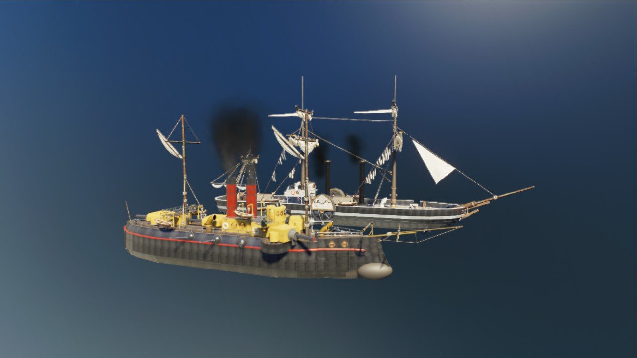 Victorian Steamship & Ironclad