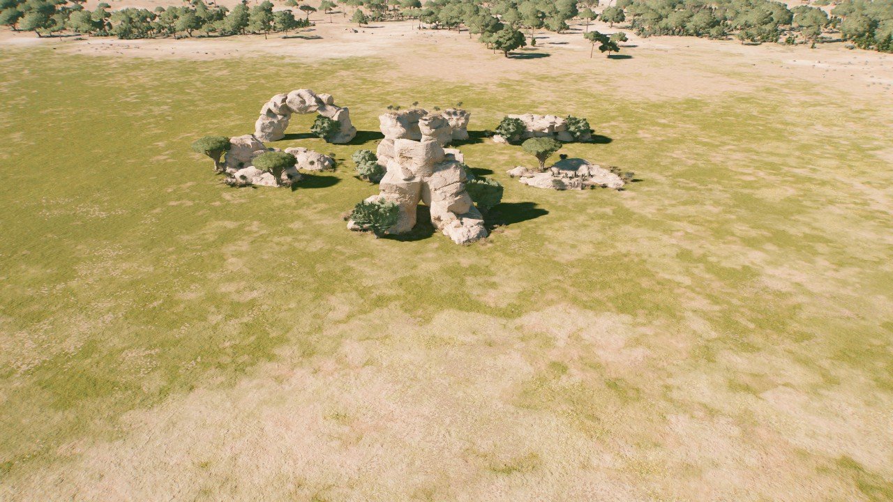 Savannah rocks and foliage - Workshop - Jurassic World Evolution 3