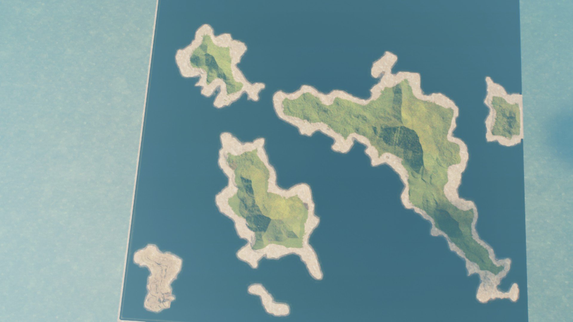 Archipielago los testigos (with terrain)