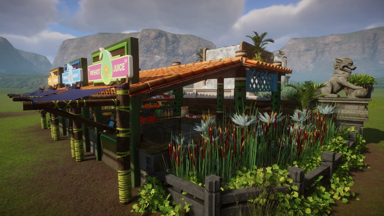 Outdoor Market Drink Shops