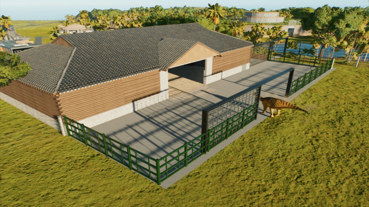 Simple Igunanodon shelter