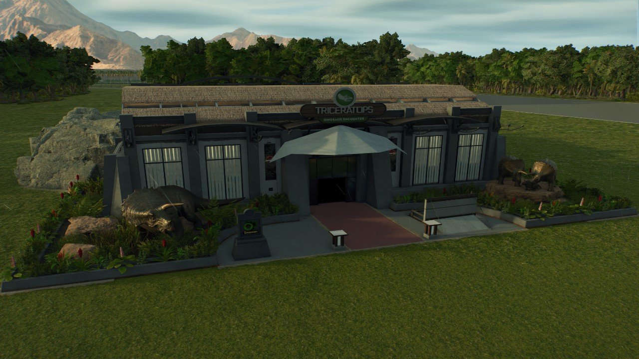 Jurassic Park-Triceratops Encounter