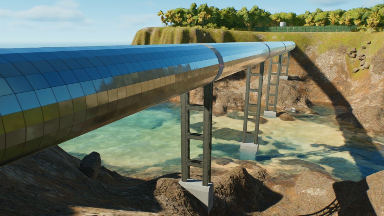 Hyperloop Fan Front Hyperloop Tunnel - ワークショップ - ジュラシック・ワールド・エボリューション 3