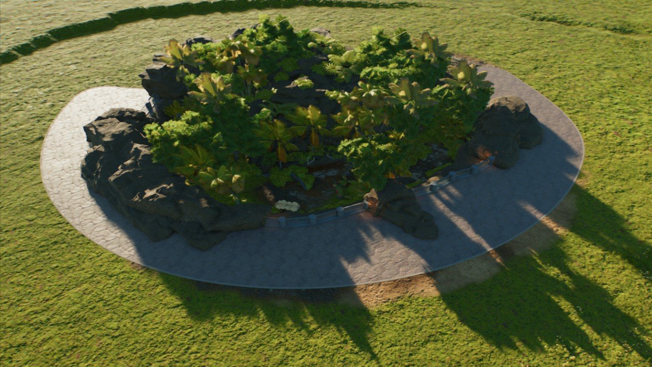 Small herbi enclosure (WIP) - Workshop - Jurassic World Evolution 3