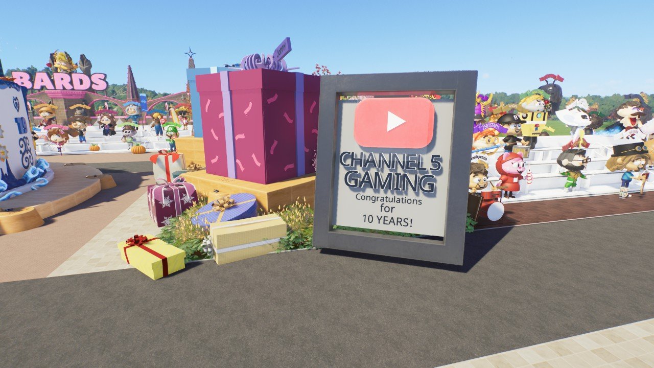 C5 Gaming 10th Anniversary Cake