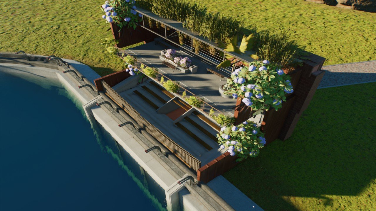 Wetlands Lagoon Viewing Gallery - Workshop - Jurassic World Evolution 3