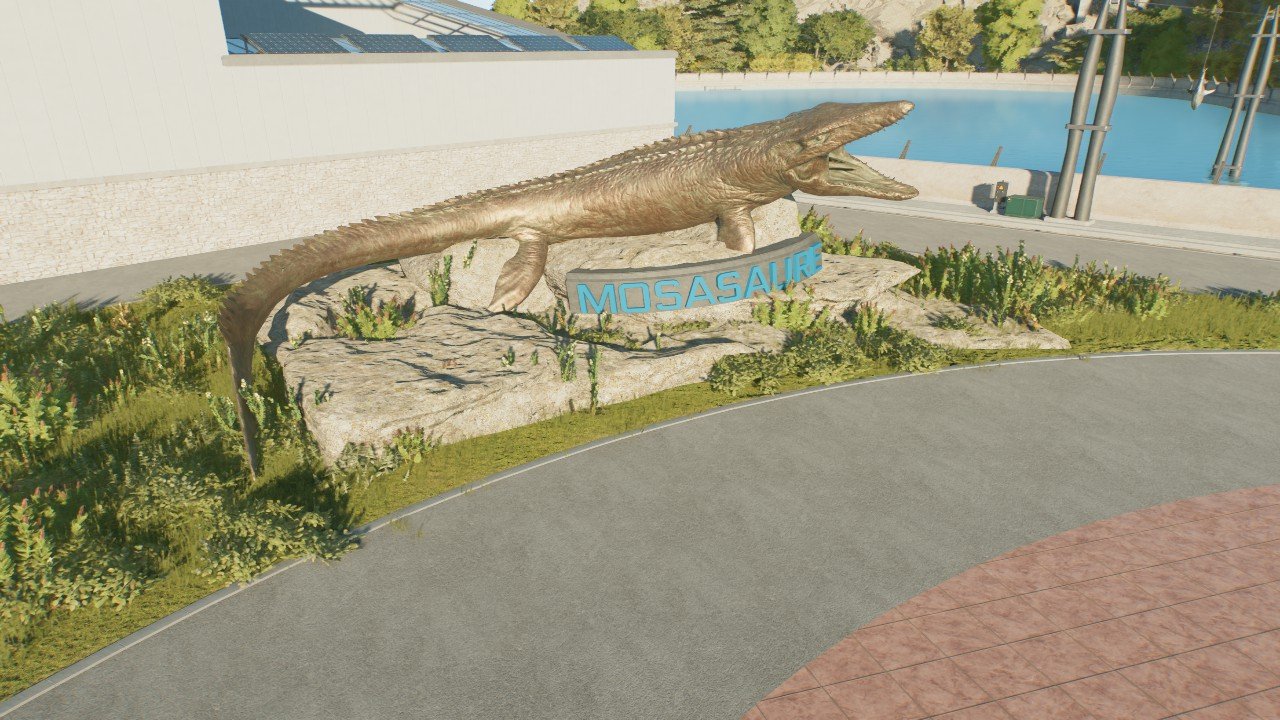 Statue mosasaure - Workshop - Jurassic World Evolution 3