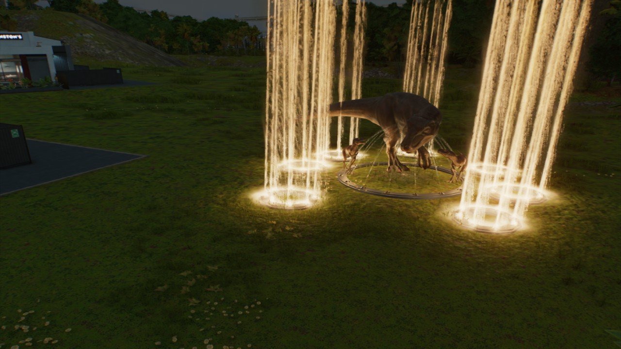 Trex in water - Workshop - Jurassic World Evolution 3