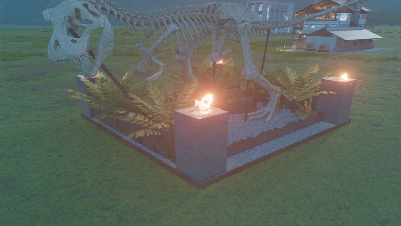 T Rex statue - Workshop - Jurassic World Evolution 3