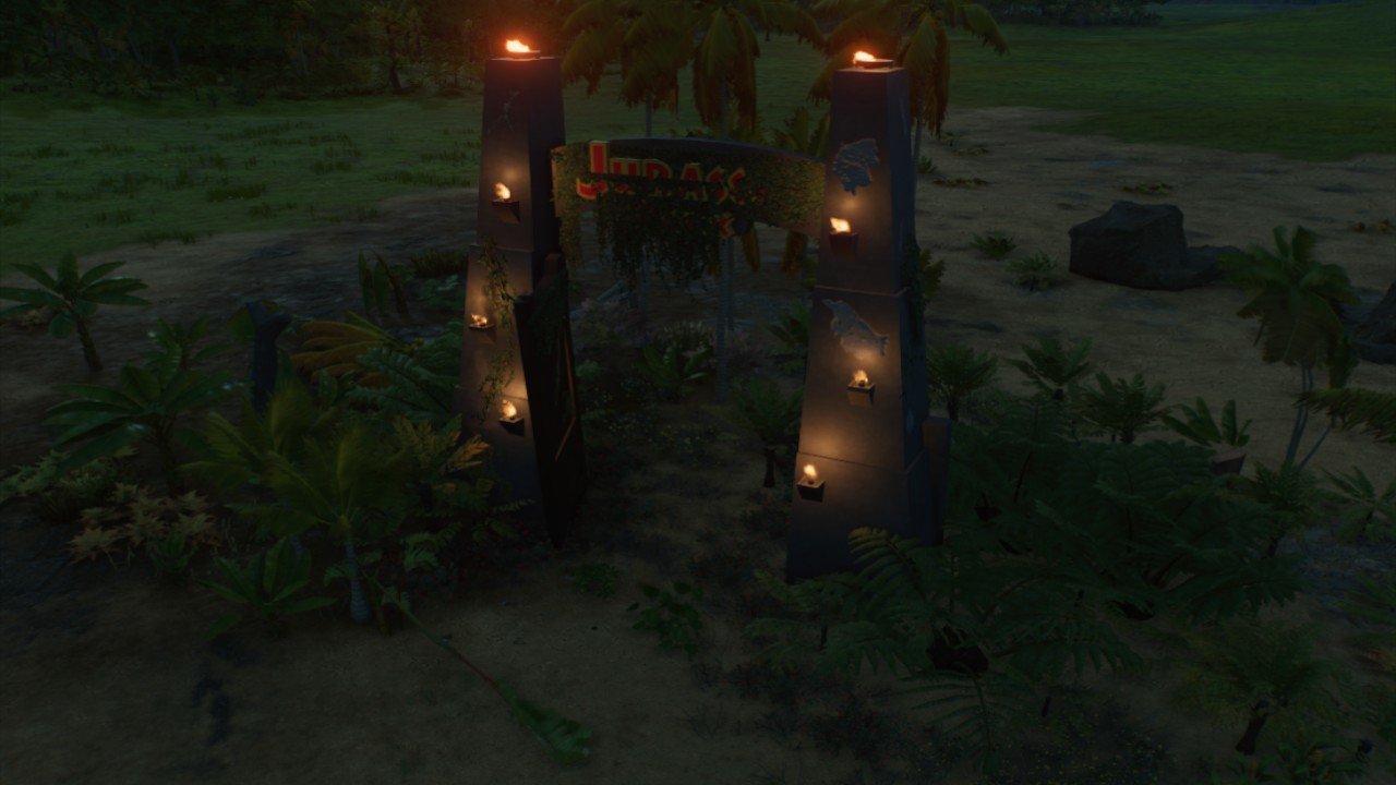 Abandoned/Overgrown JP Entrance - Workshop - Jurassic World Evolution 3