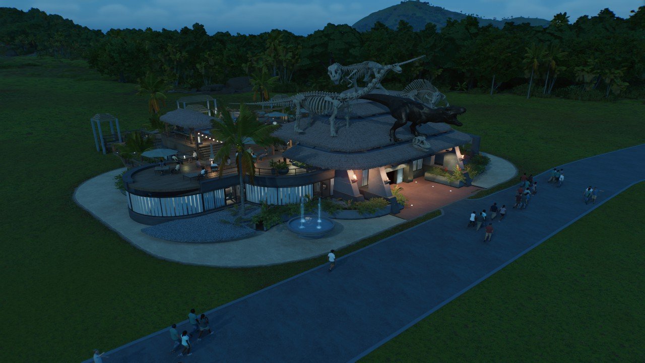Large hotel Jurassic park - Workshop - Jurassic World Evolution 3