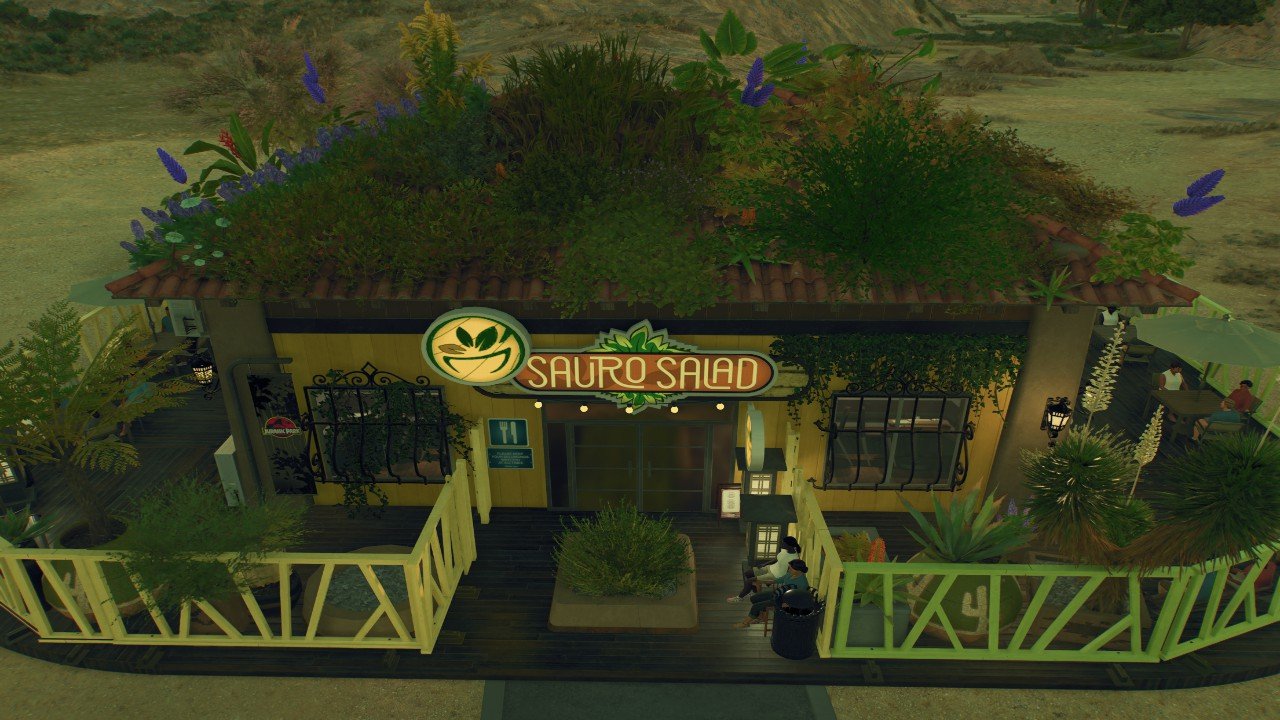green roof salad bar