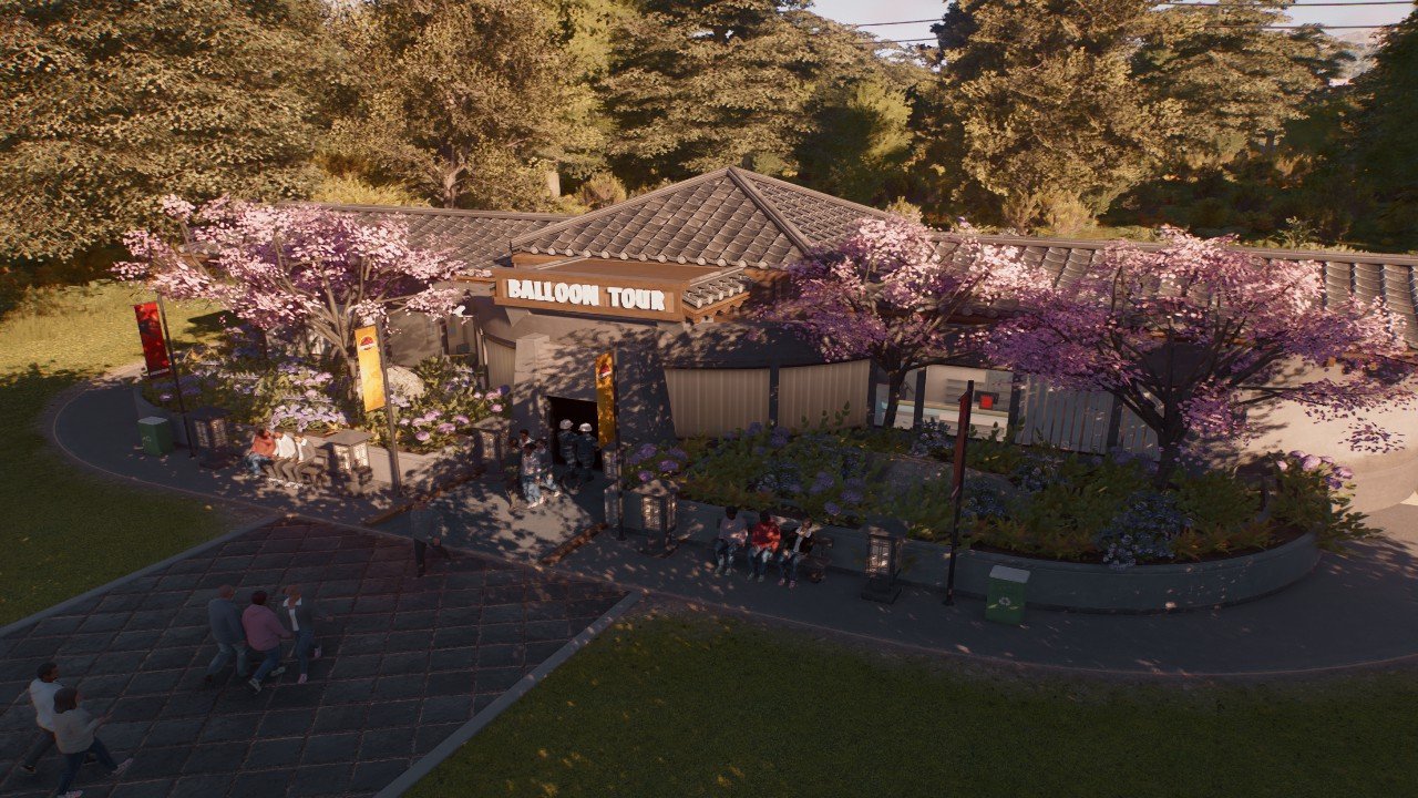 Jurassic Park Japonese balloon tour