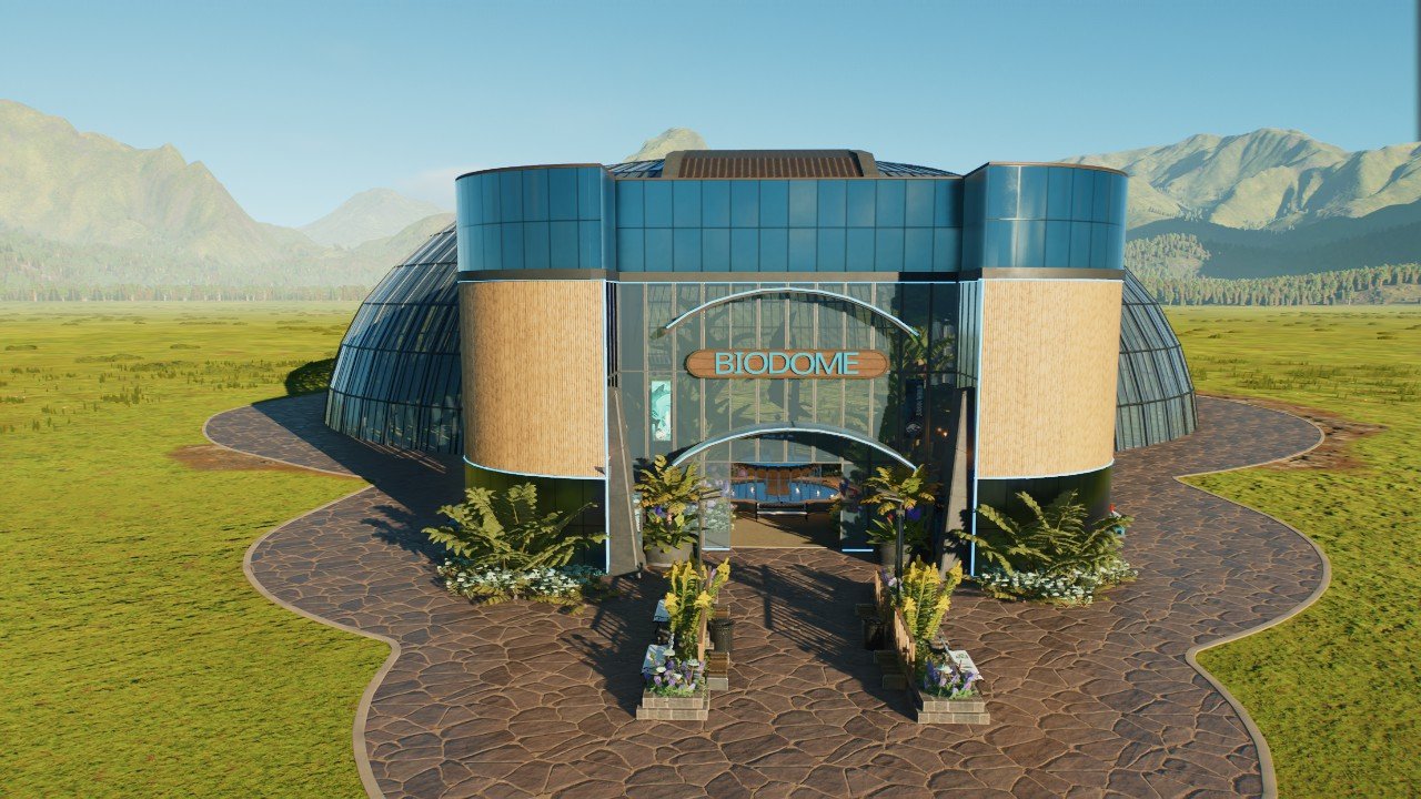 Biodome HUGE Daytime View with Biodome Sign