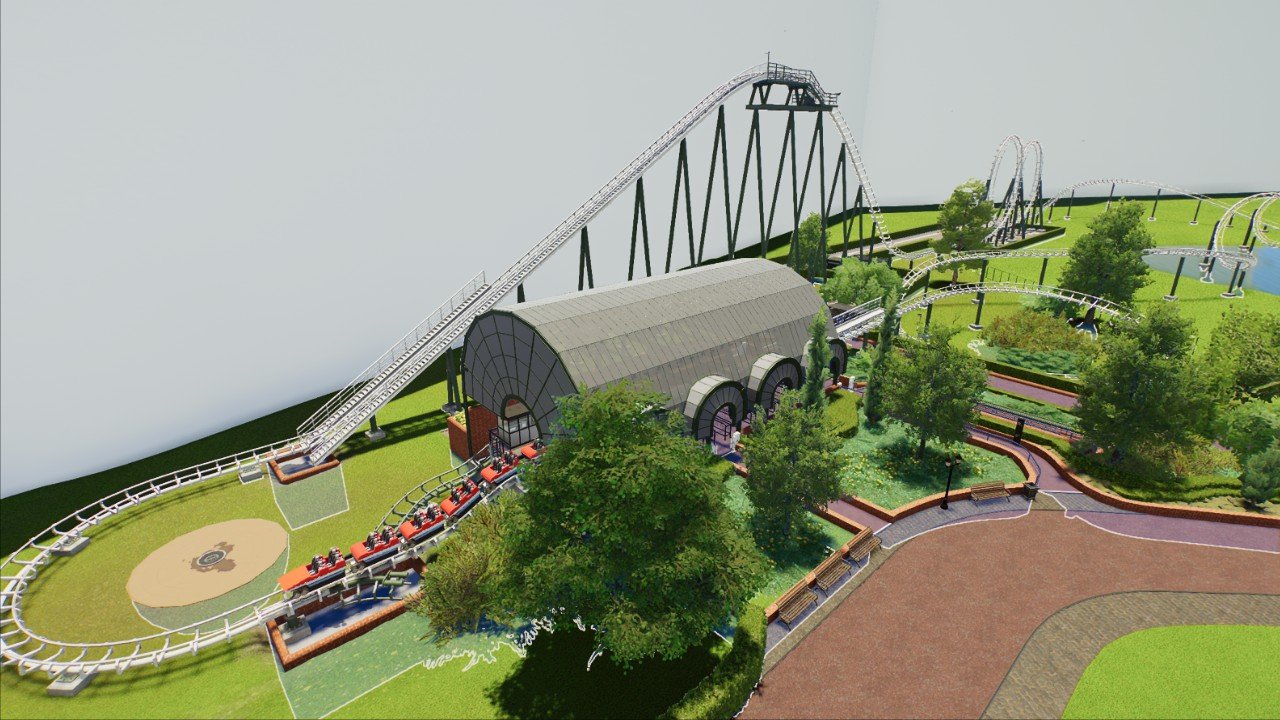 Big Loop  Heide Park 90er