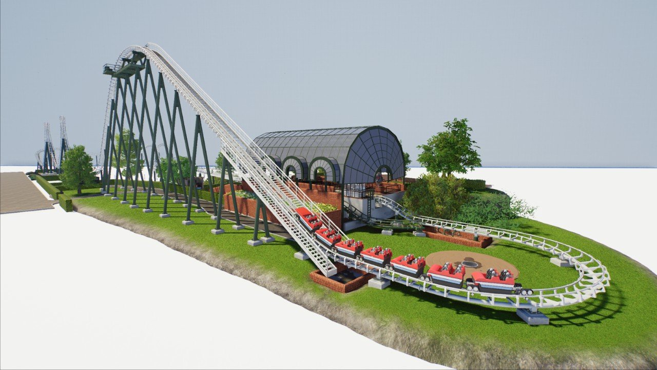 Big Loop  Heide Park 90er