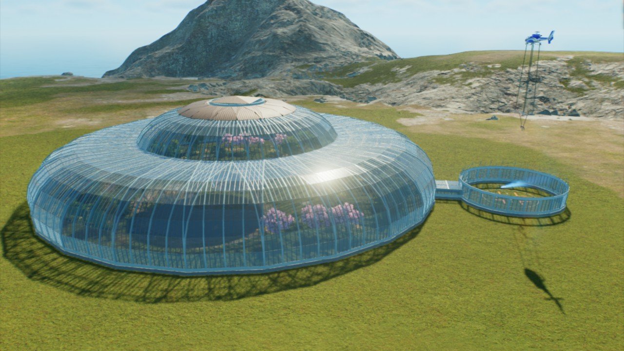 Large Saucer Dome Enclosure - Faelien