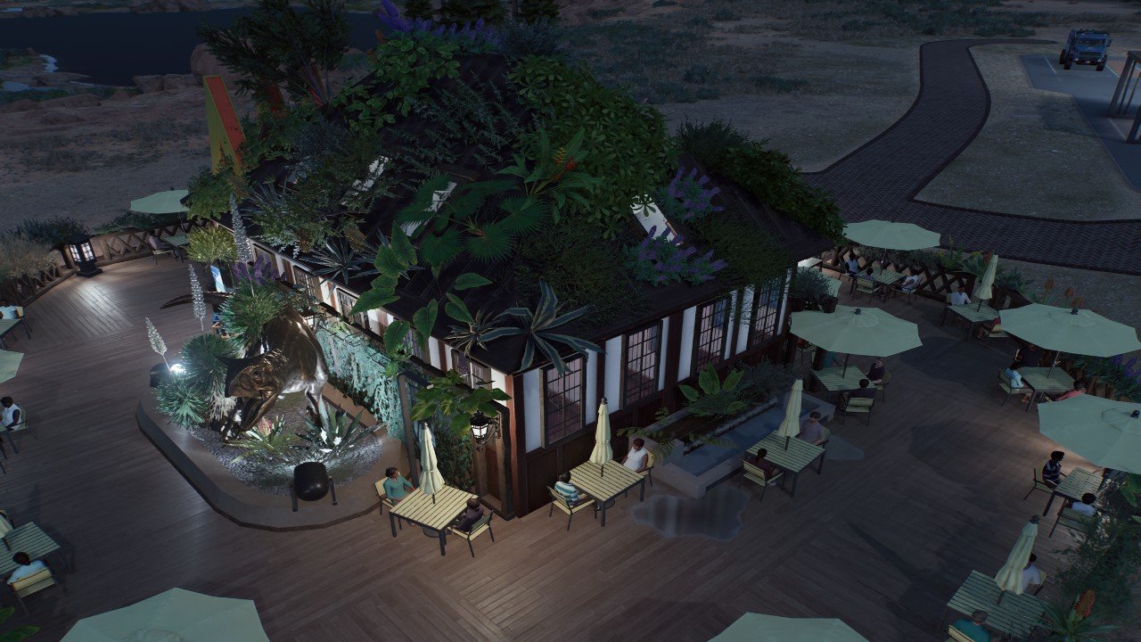 Green roof bar