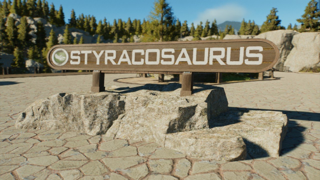 Enclosure Marker - Styracosaurus