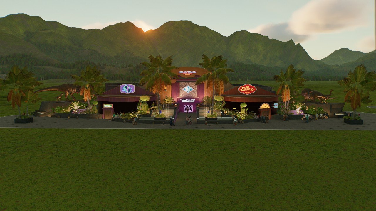 Food Court with Shopping