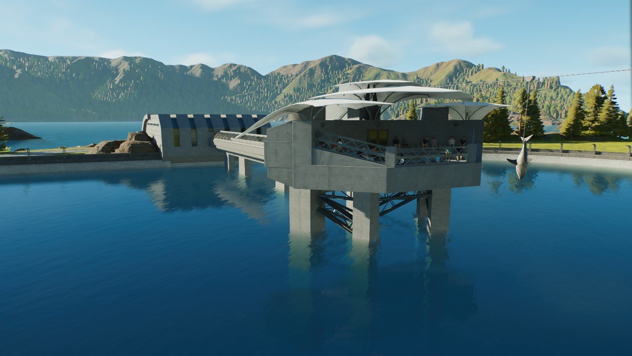 Lagoon Feeding Viewing Platform - Workshop - Jurassic World Evolution 3