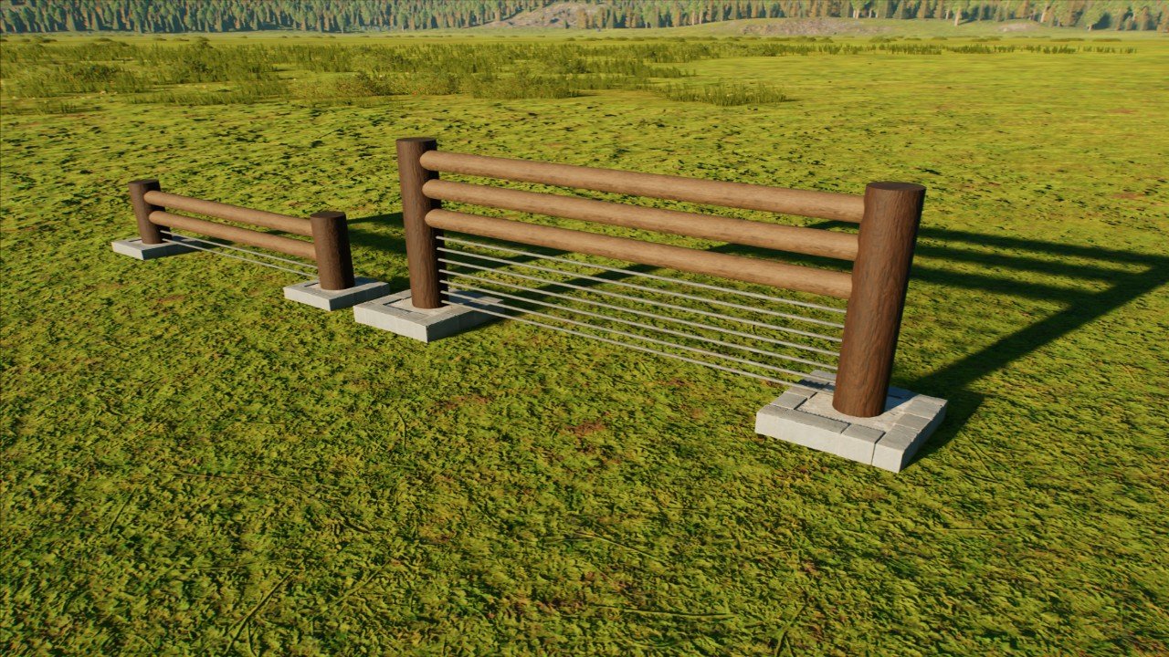 Log Fences (Pack 1)