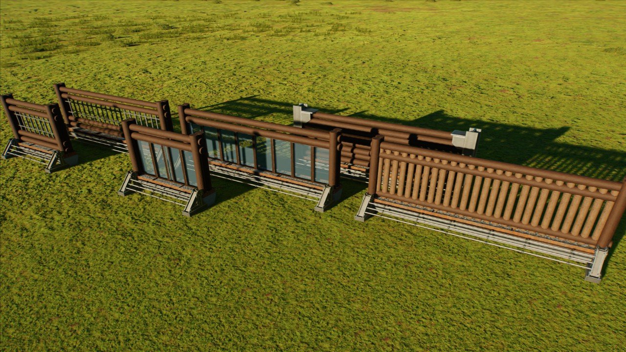 Log Fences (Pack 3)
