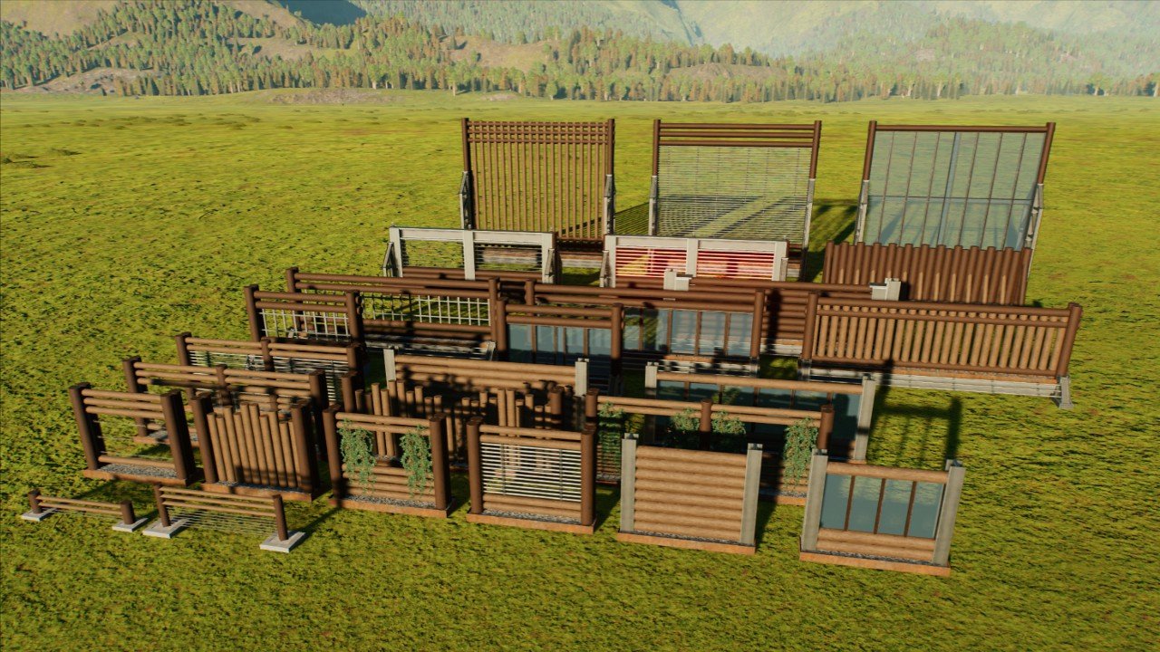 Log Fences (Mega Pack)