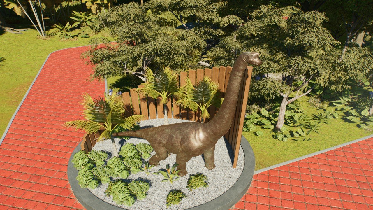 Brachiosaurus statue