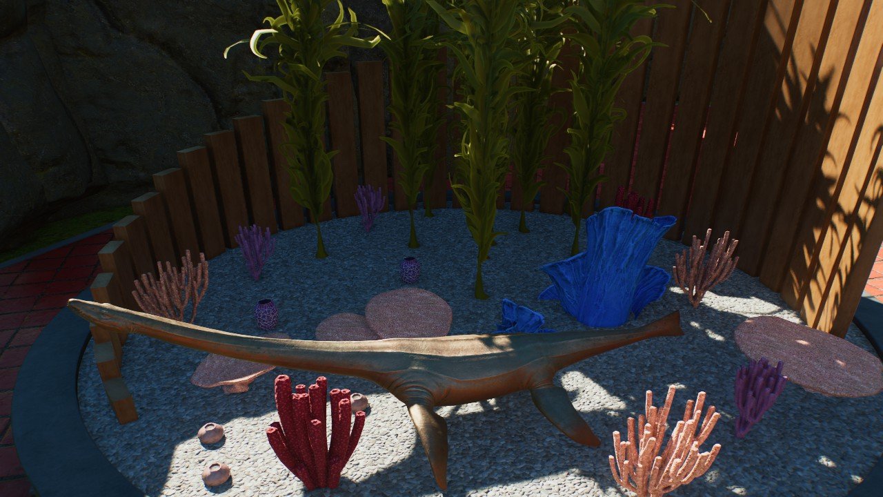 Attenborosaurus statue