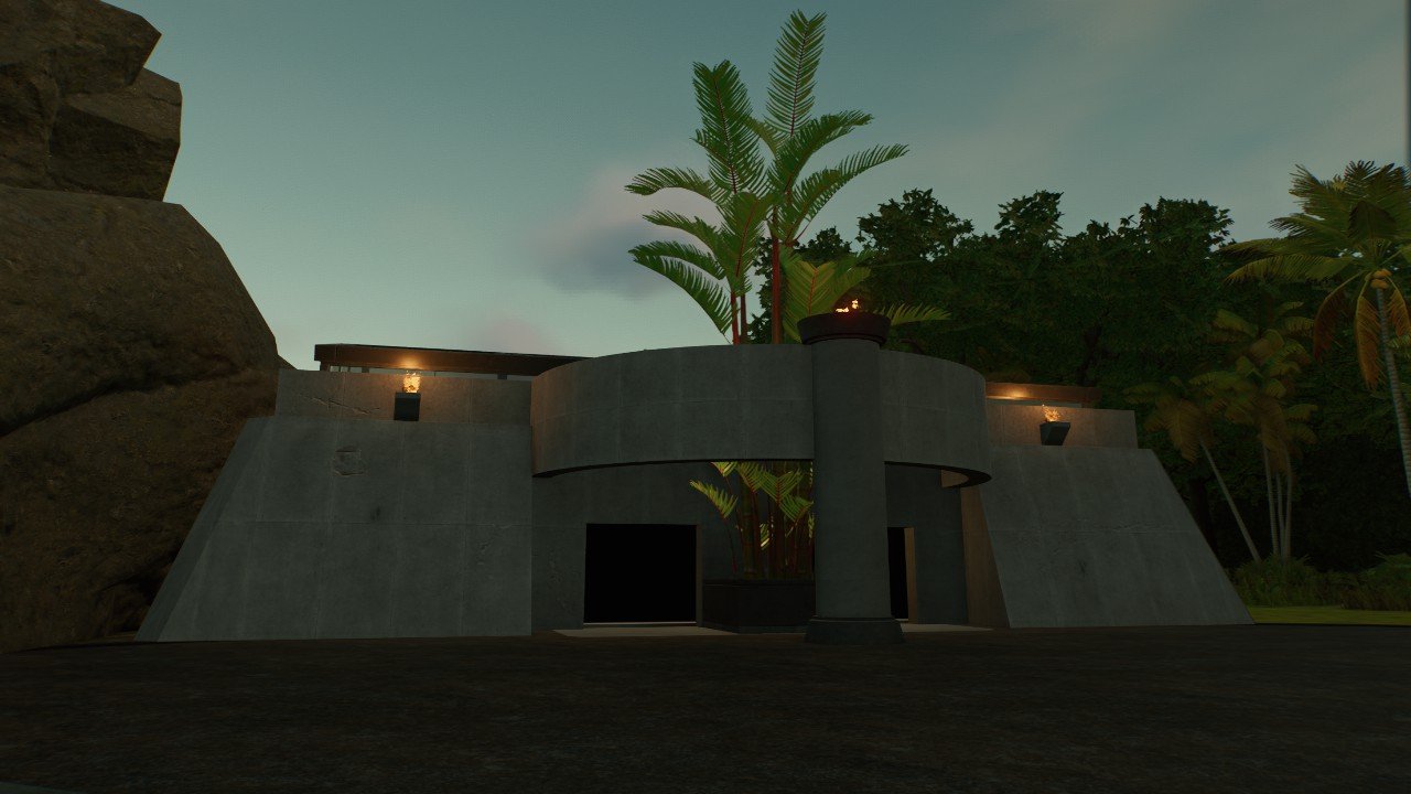 Brutalist-Themed Viewing Gallery