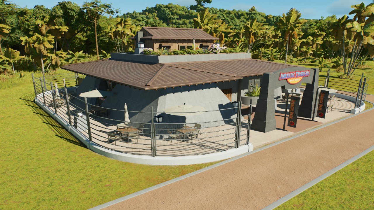 Jurassic park era medium shopping amenity