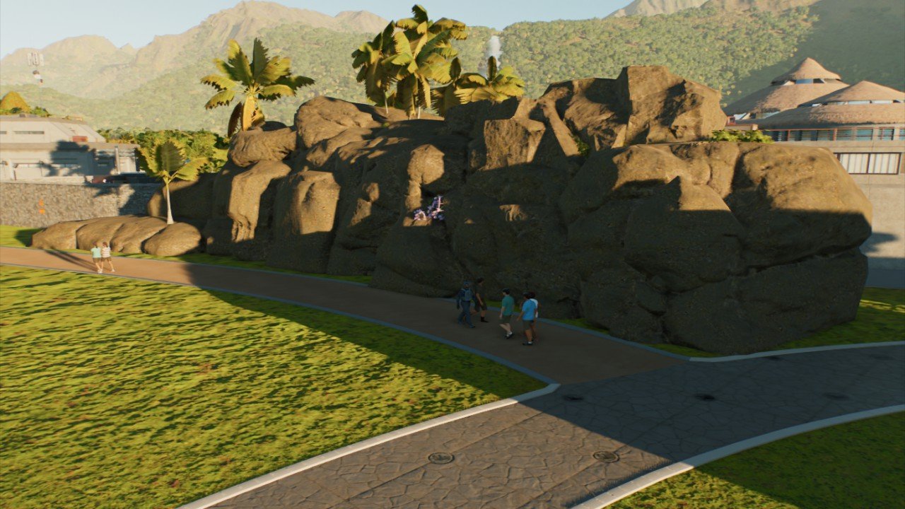 Rock formation with plants - Workshop - Jurassic World Evolution 3