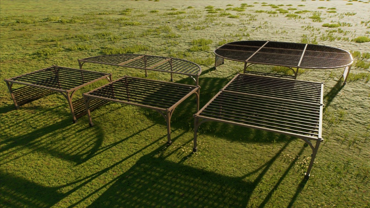 Modular Trellis; Base Game Wood