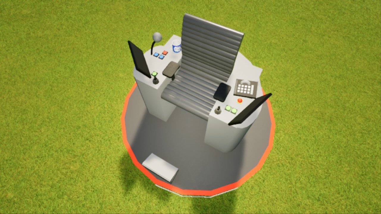 Ride Operator Control Computer Ride Operator Console / Controle Panel - Workshop - Planet Coaster 2