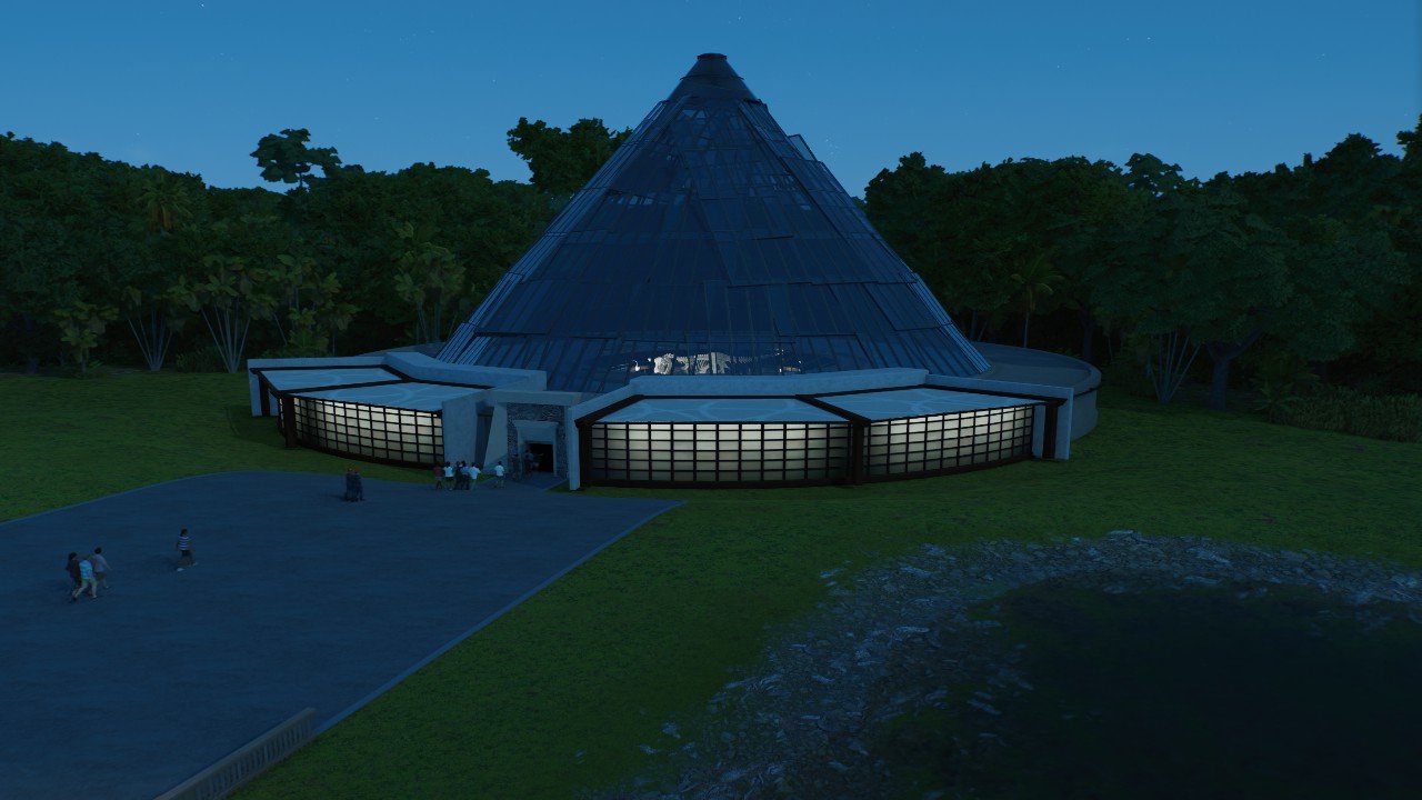 Innovation centre with 3d interior - Workshop - Jurassic World Evolution 3