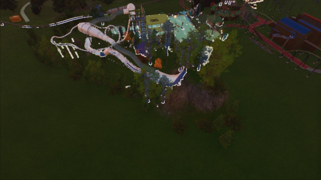 Piscine avec Tobogans