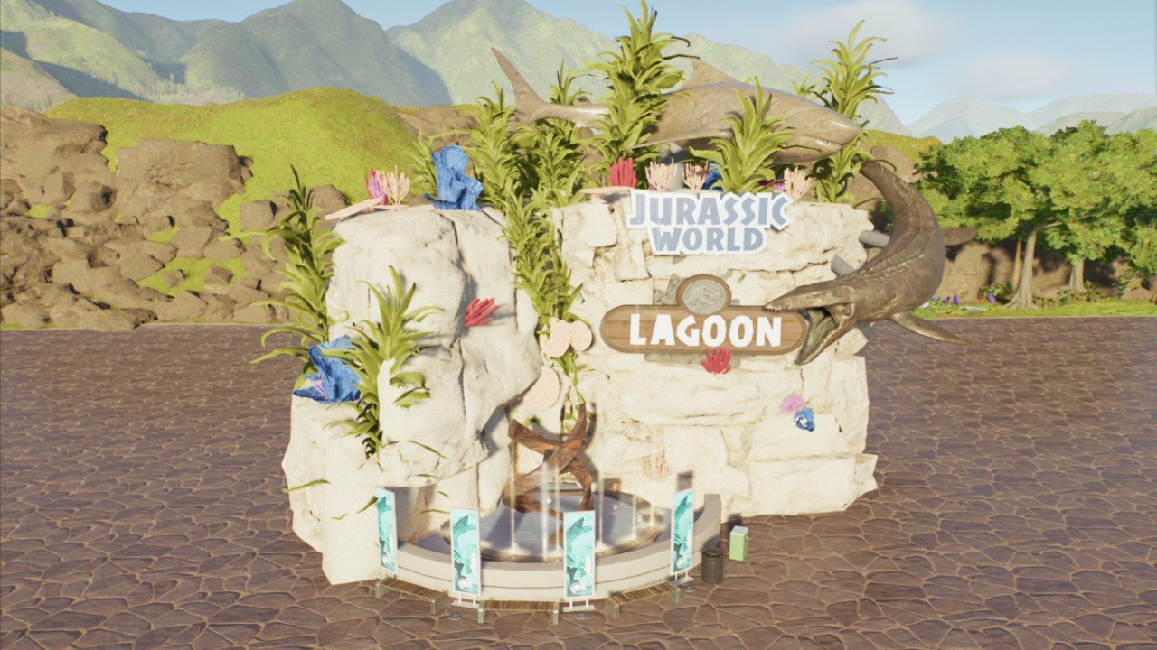 Lagoon enterance decoration