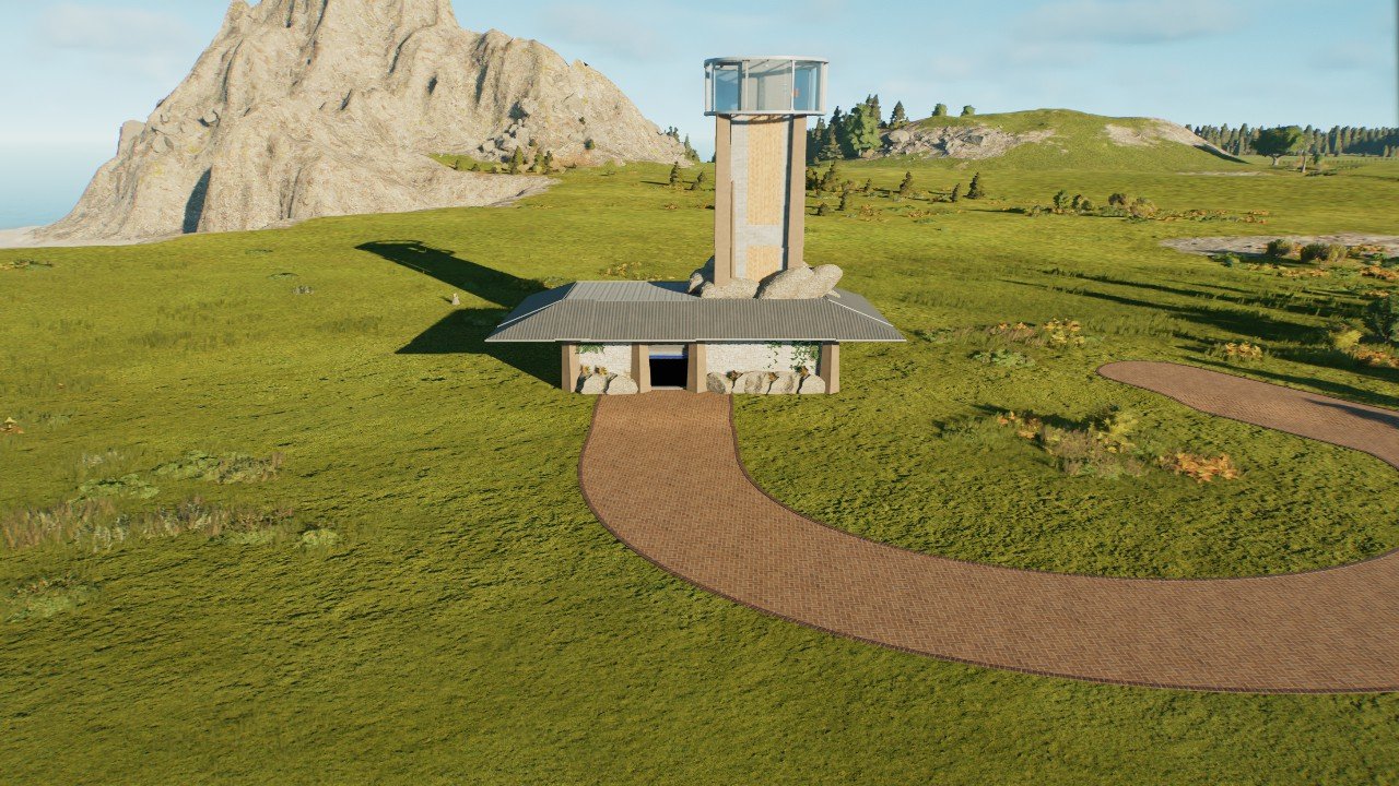 Stone tall viewing tower - Workshop - Jurassic World Evolution 3