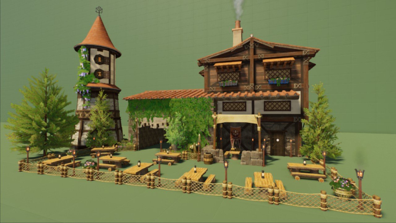 Batiment Medieval - Restaurant