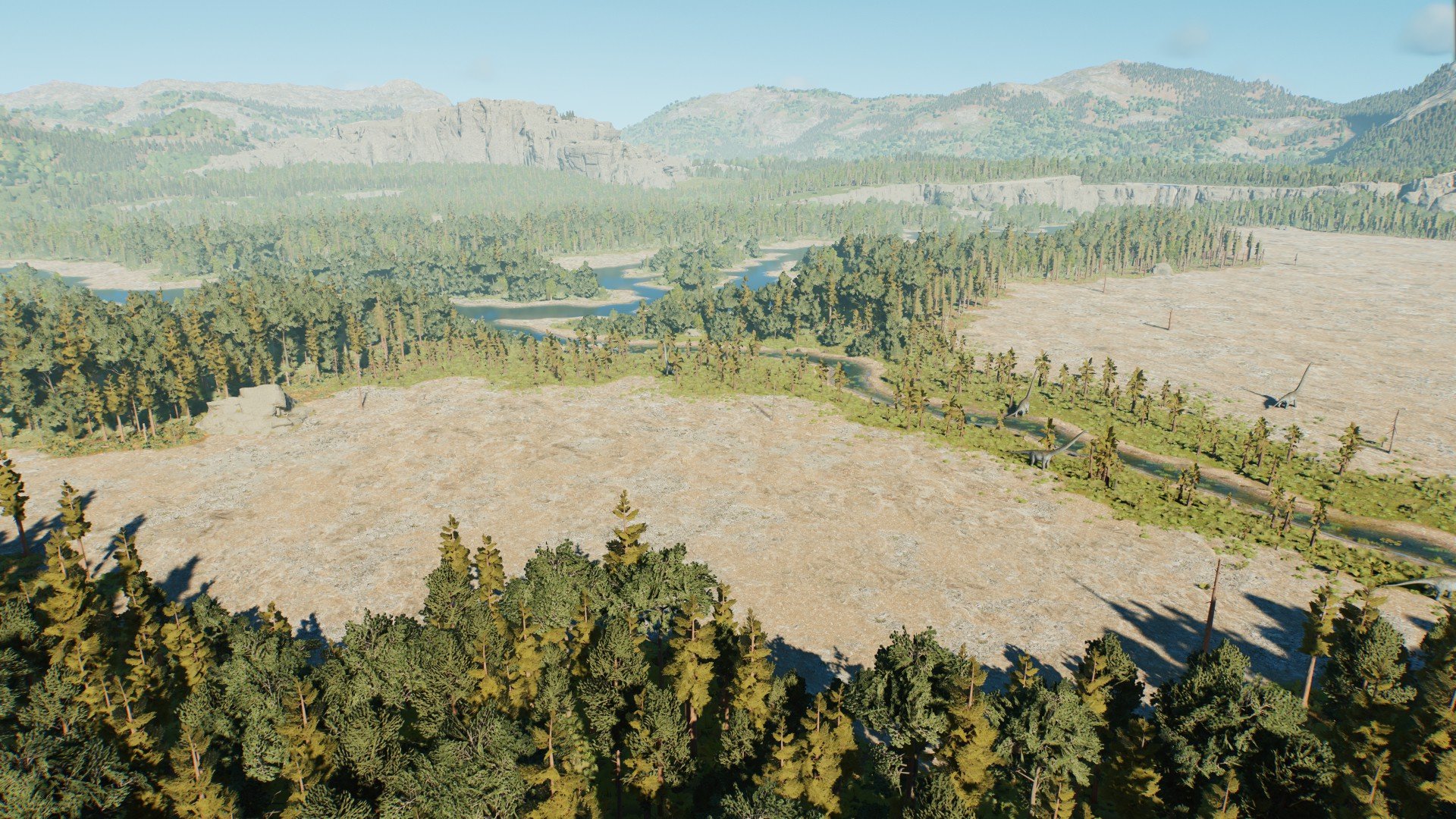 Cloverly formation Ecosystem - Workshop - Jurassic World Evolution 3